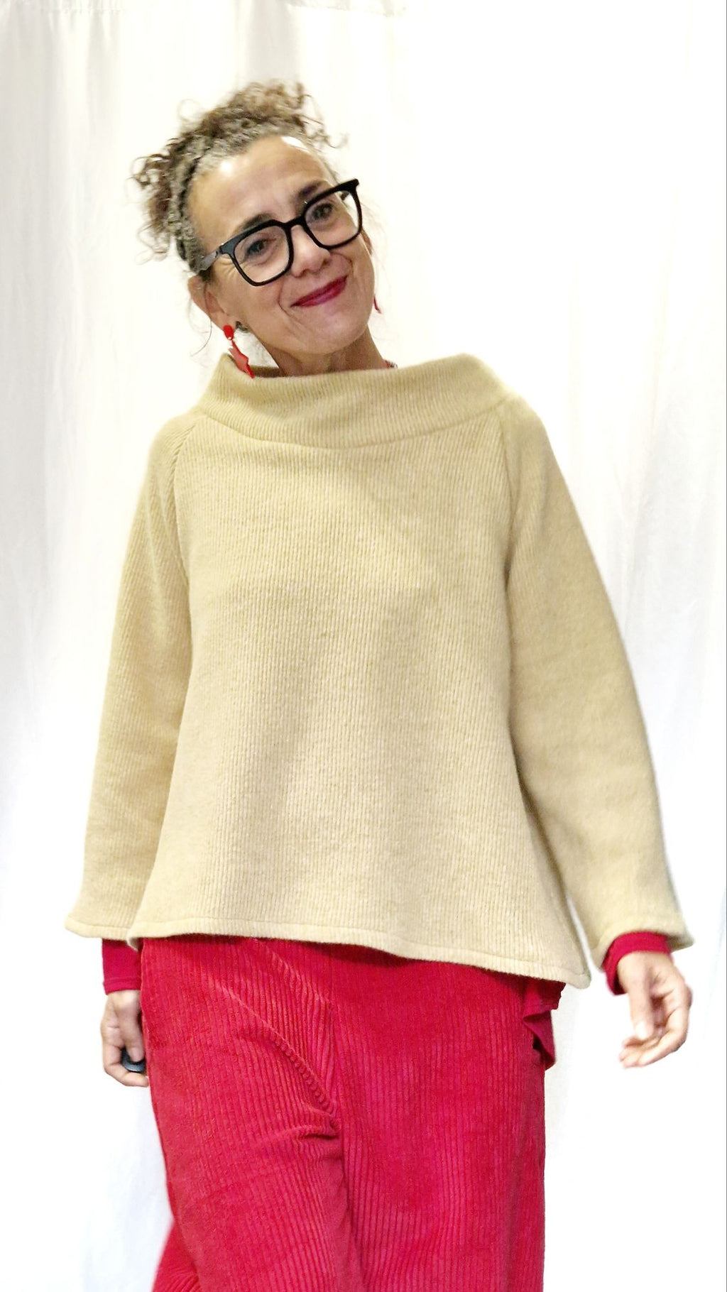 Raglan collo ad anello