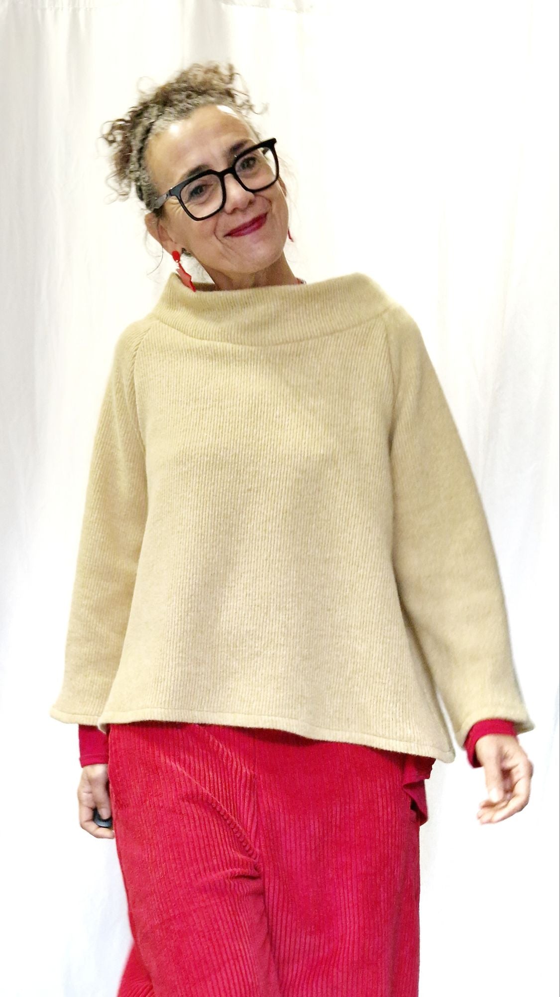 Raglan collo ad anello